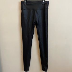 Black Faux leather leggings
